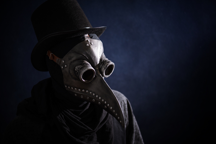 Black Death mask