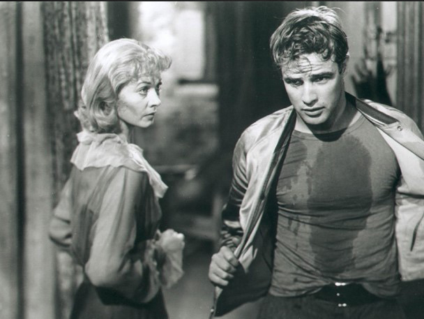 Marlon Brando and Vivien Leigh in a scene from the movie A Streetcar Named Desire