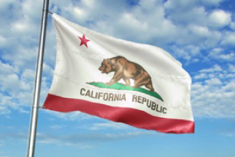 A picture of the California State flag