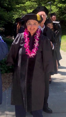 Ruth Waltenspiel on her graduation day