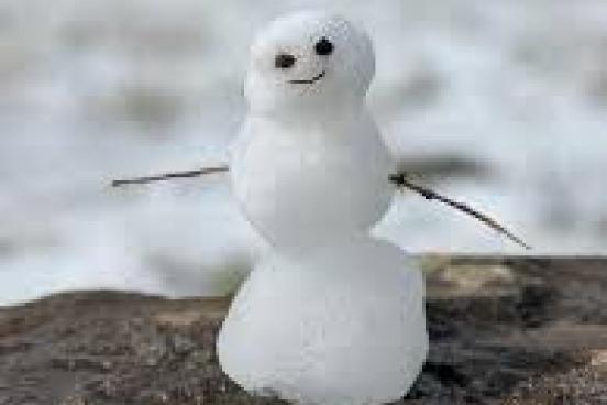 A mini snowman
