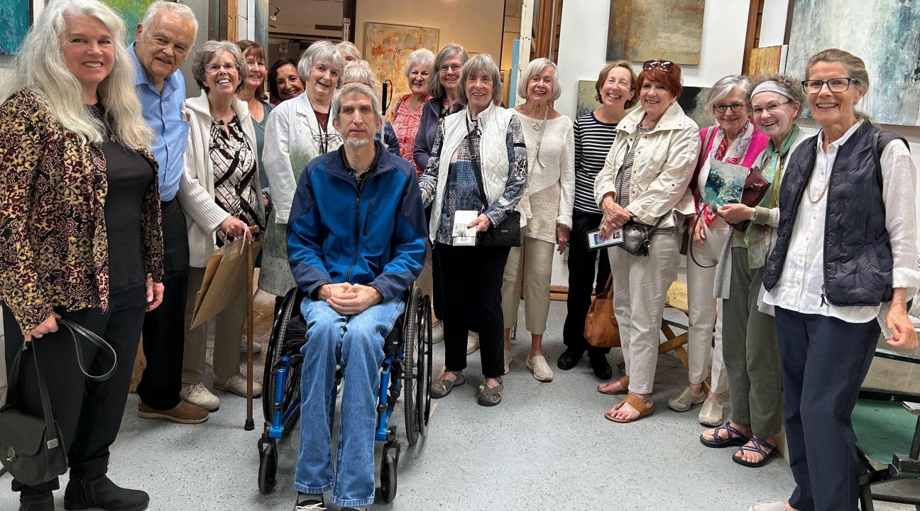 Art Club Members at Fulton Crossing