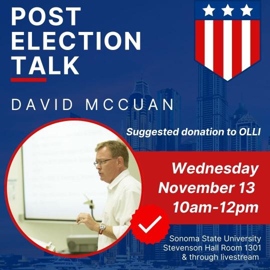 Post Election Talk by David McCuan