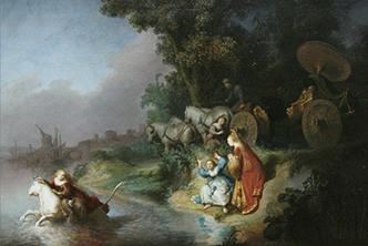 Rape of Europa - Painting by Rembrandt