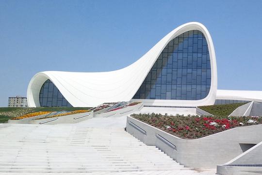 photo of curvy building