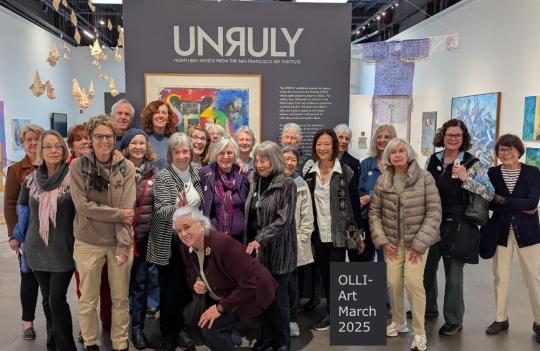 Art Club Members at Sonoma County Museum