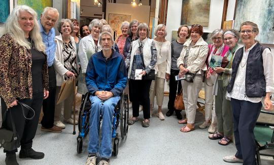 Art Club Members at Fulton Crossing