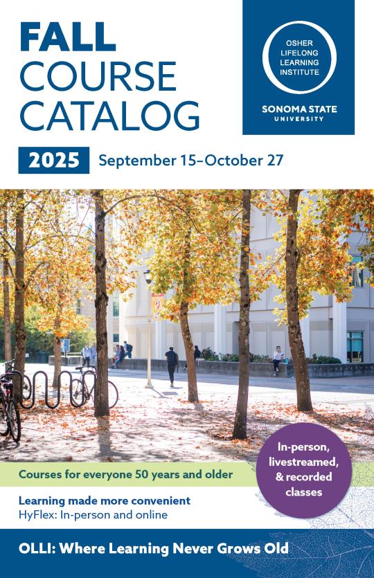 Fall 2025 Course Catalog Cover