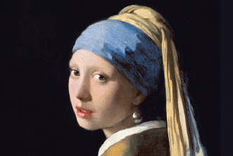 Portrait of Vermeer's Girl With a Pearl Earring